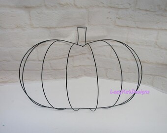 3-D Pumpkin Wire Wreath Form - Etsy