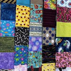 50 BANDANAS de toilettage pour chiens de TOUS LES JOURS, écharpe pour animaux de compagnie finie à nouer sur le BANDANA, choisissez la taille XS S M L XL image 10
