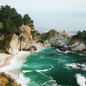 McWay Falls in Big Sur California Photo Print, California Photography, Pacific Coast Highway, California Beach House Decor