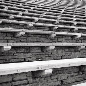 Red Rocks Amphitheater Black and White Photograph, Denver Colorado Print, Music Lovers Gift, Colorado Black and White Photography