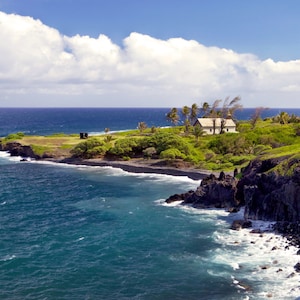 Road to Hana Maui Hawaii Photo, HuiAloha Church Maui, Tropical Home Decor, Hawaii Fine Art Photography - Instant Digital Download