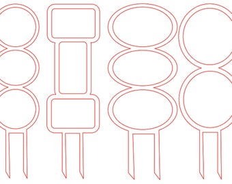 BOHO Trellis bundel voor kamerplanten l Trellis Laser Files, Plant Stake SVG l Kamerplant SVG l Glowforge ready- Digitaal Bestand