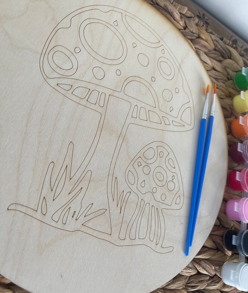 DIY Wood Paint Kit Paint in the Lines Easy for Adults and Etsy