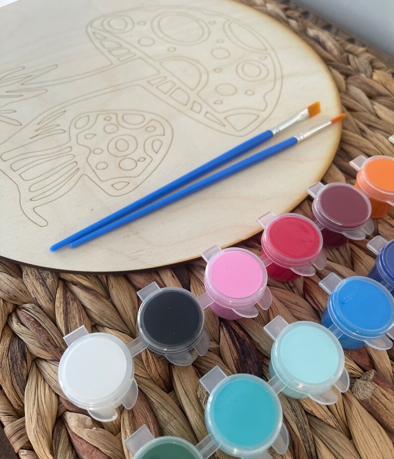 DIY Wood Paint Kit Paint in the Lines Easy for Adults and Etsy