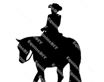 Horse Clip Art Horsemanship Jogging Show Horse for awards, stickers, logos, mugs, tumblers, t-shirts, cricut, clipart