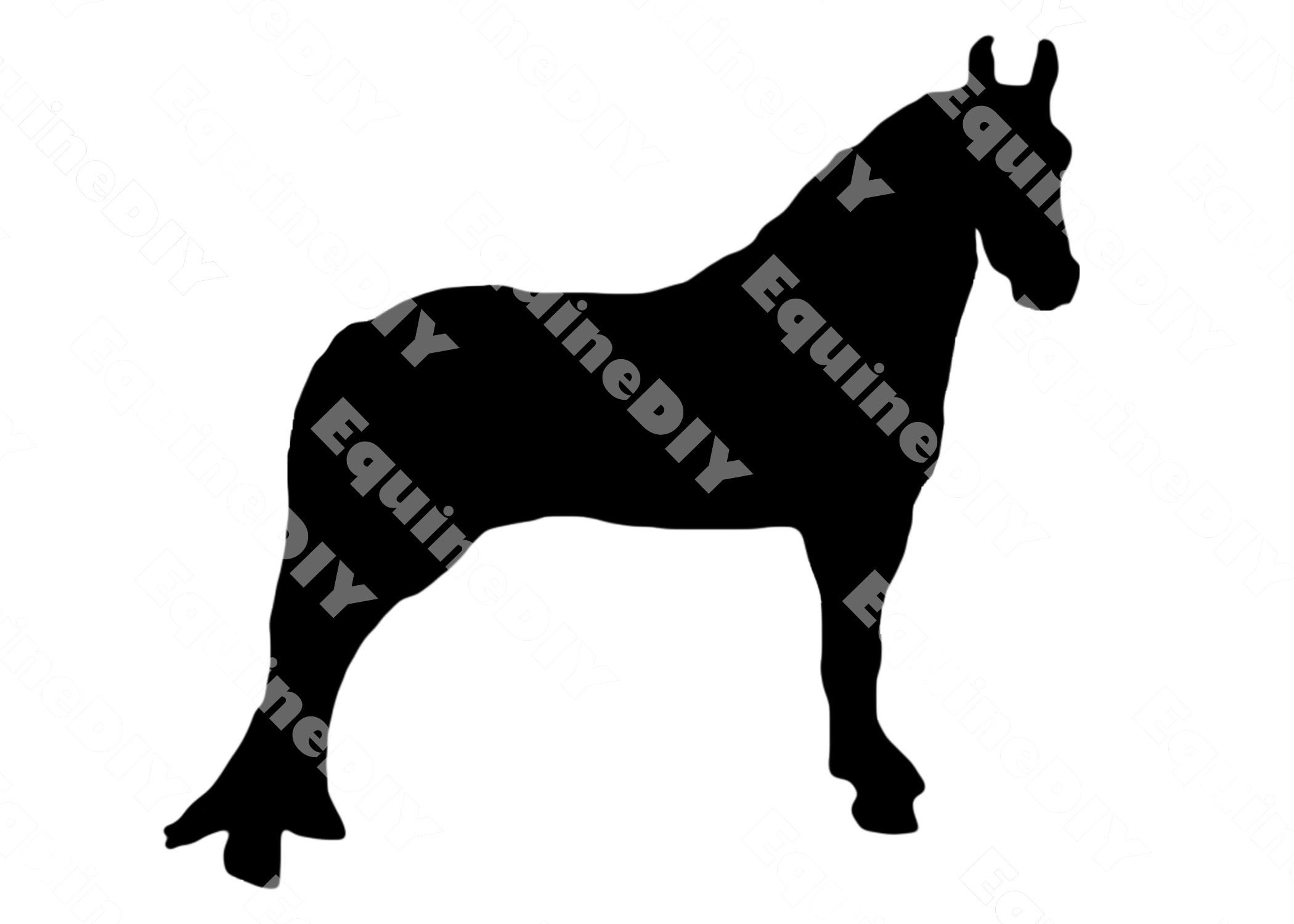 Halter Horse Clipart