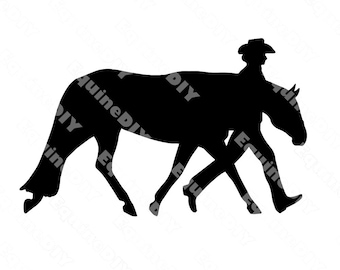 Horse Clip Art Showmanship Trotting Woman Show Horse for awards, stickers, logos, mugs, tumblers, t-shirts, cricut, clipart