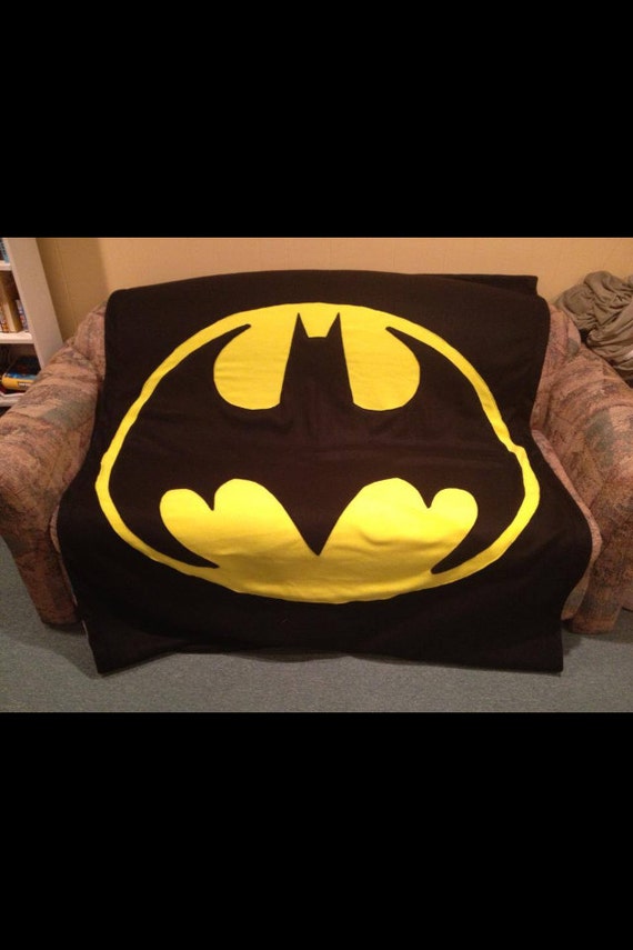 Items similar to Batman fleece blanket on Etsy