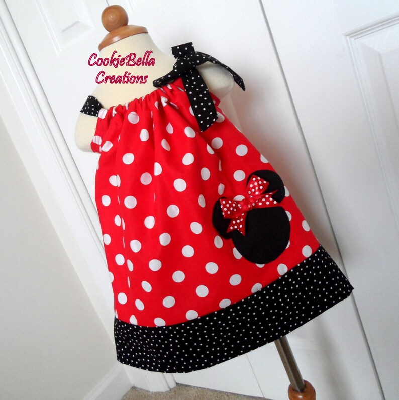 Minnie Mouse Red Polka Dot Pillowcase Dress Etsy