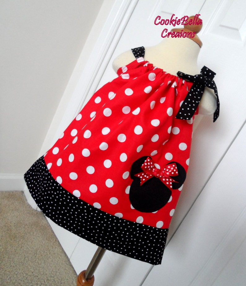 Minnie Mouse Red Polka Dot Pillowcase Dress Etsy