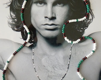 Mojo's Beads Jimbo - Jim Morrison / the Doors 1967 Young Lion Cobra Photo Shoot Bead Necklace