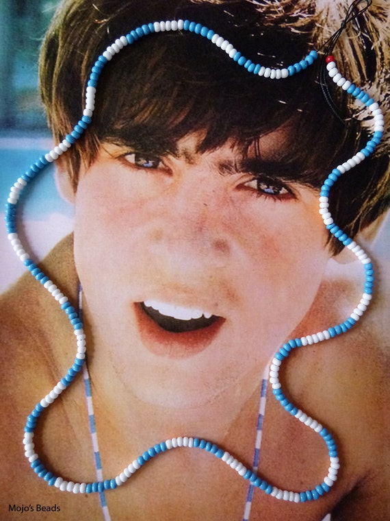 Davy Jones the Monkees dreamy 1967 Love Bead Necklace Authentic