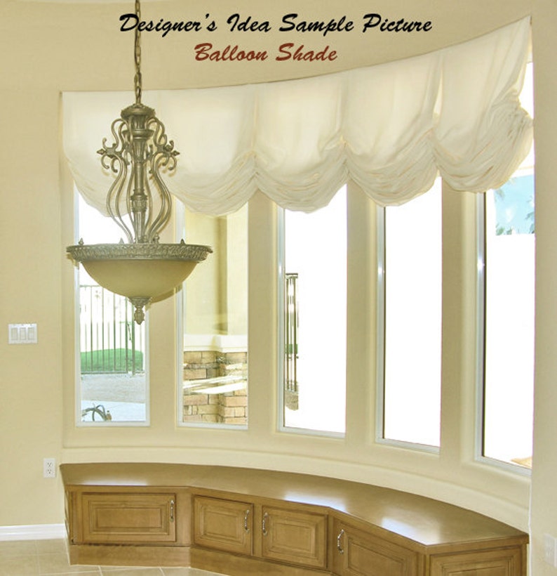 Balloon shade Custom Made Balloon shade with lining Etsy