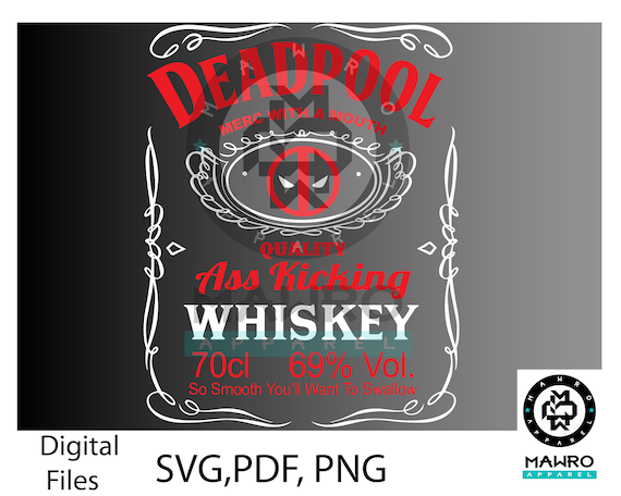 Deadpool whiskey top t shirt