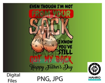 Step Dad Father's Day Sublimation Design (JPG, PDF)