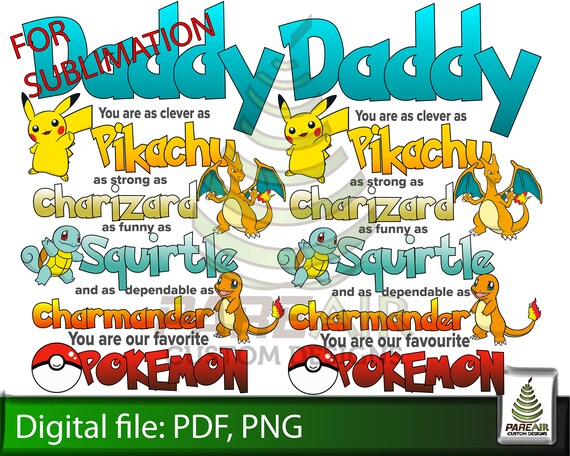 Download Pokemon Inspired Our Father T Shirt Design Holiday Pdf Etsy