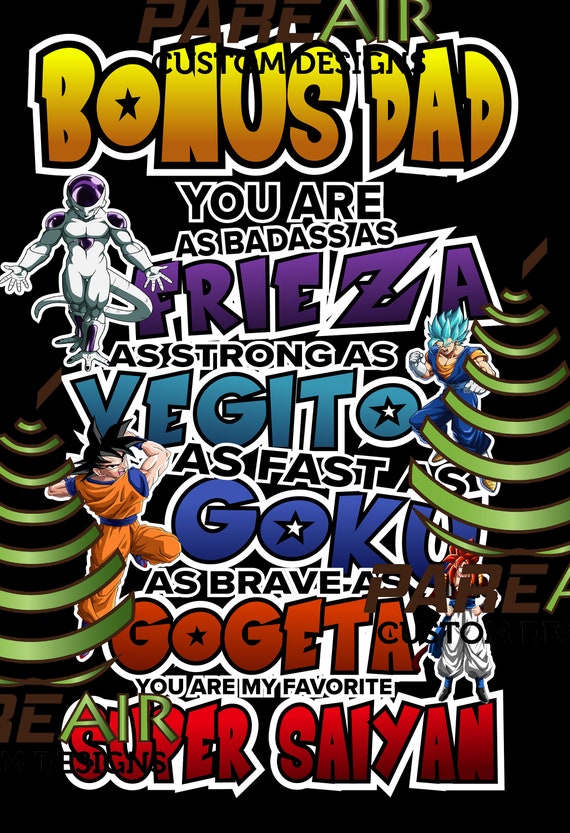 dragon ball z dad shirt