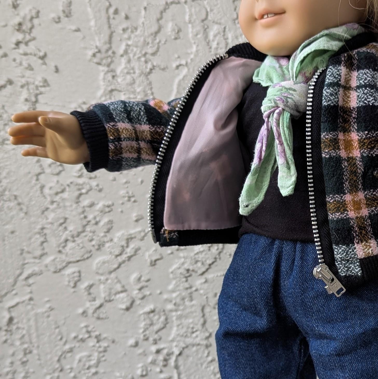 Bomber Jacket Pattern for 18" Dolls - Etsy