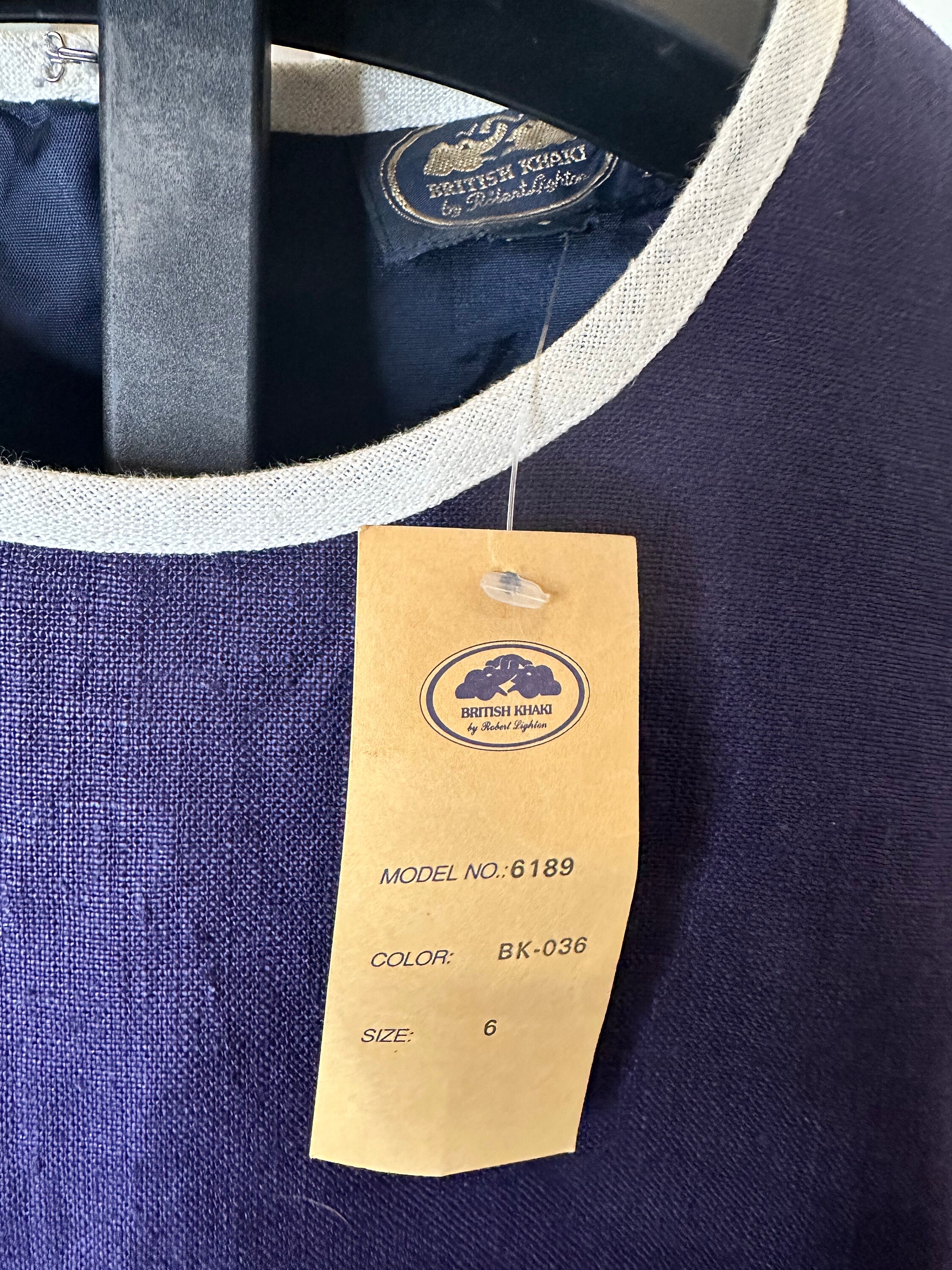 Milard Linen Dress in Khaki