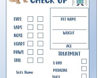 Pet Health: Check up Document