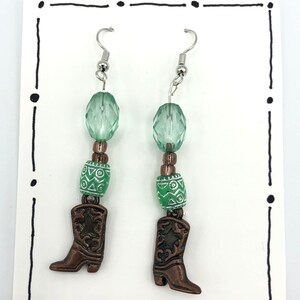Dangle Earrings, Ladies Western Fashion, Gift Idea for Her, Western Style Jewelry, Cowgirl Gift