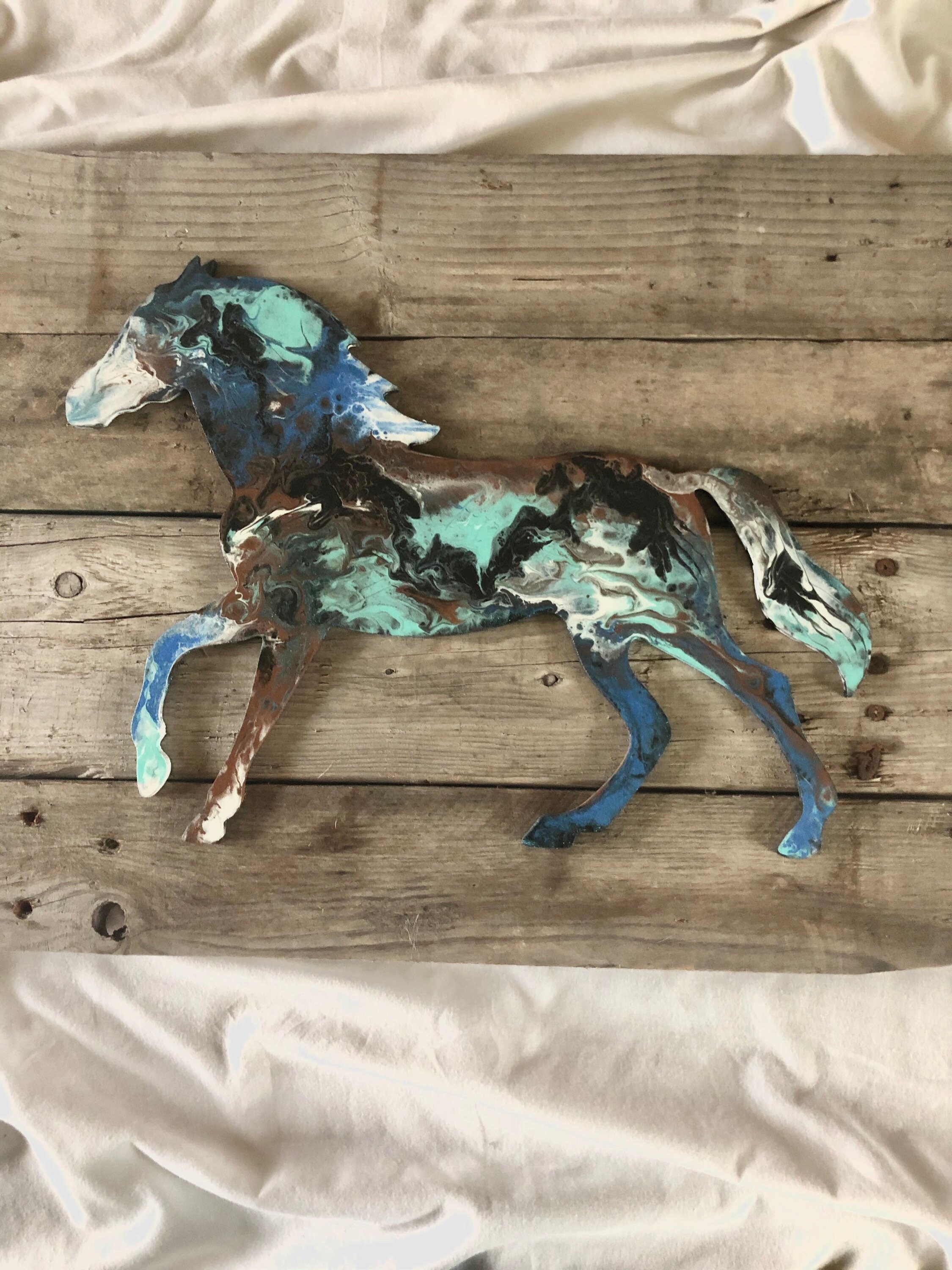 Horse Wall Hanging, Equine Art, Gift for Horse Lover, Rustic Decor Etsy