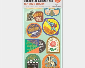 2022 Traveler's Notebook Customized Sticker Set