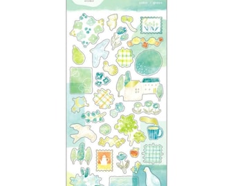 Mind Wave Dewdrop Sticker - Green 82436