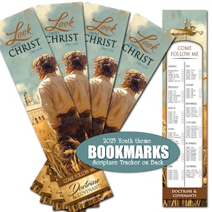 Pack of 10 Bookmarks - I am a Beloved Daughter -YW Young Women Theme Scripture Study
