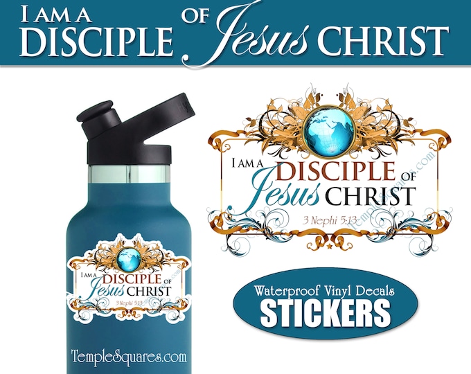 PREORDER Stickers I am a Disciple of Jesus Christ 2024 Come Follow Me Book of Mormon Scripture Study YW YM Youth Theme Primary