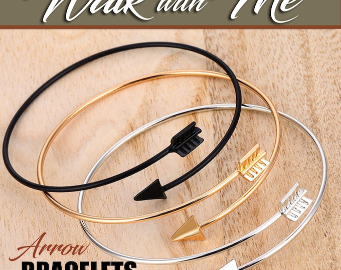 Walk with Me - Arrow Charm Bracelet for Charms 2026 Youth Theme Young Women YW Gift Christmas Birthdays New Beginnings