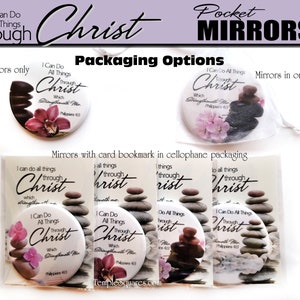 2023 I Can Do All Things Through Christ YW Youth Theme Young Women Pocket Mirror for Relief Society Christmas Gift Birthday Gift Ministering image 7