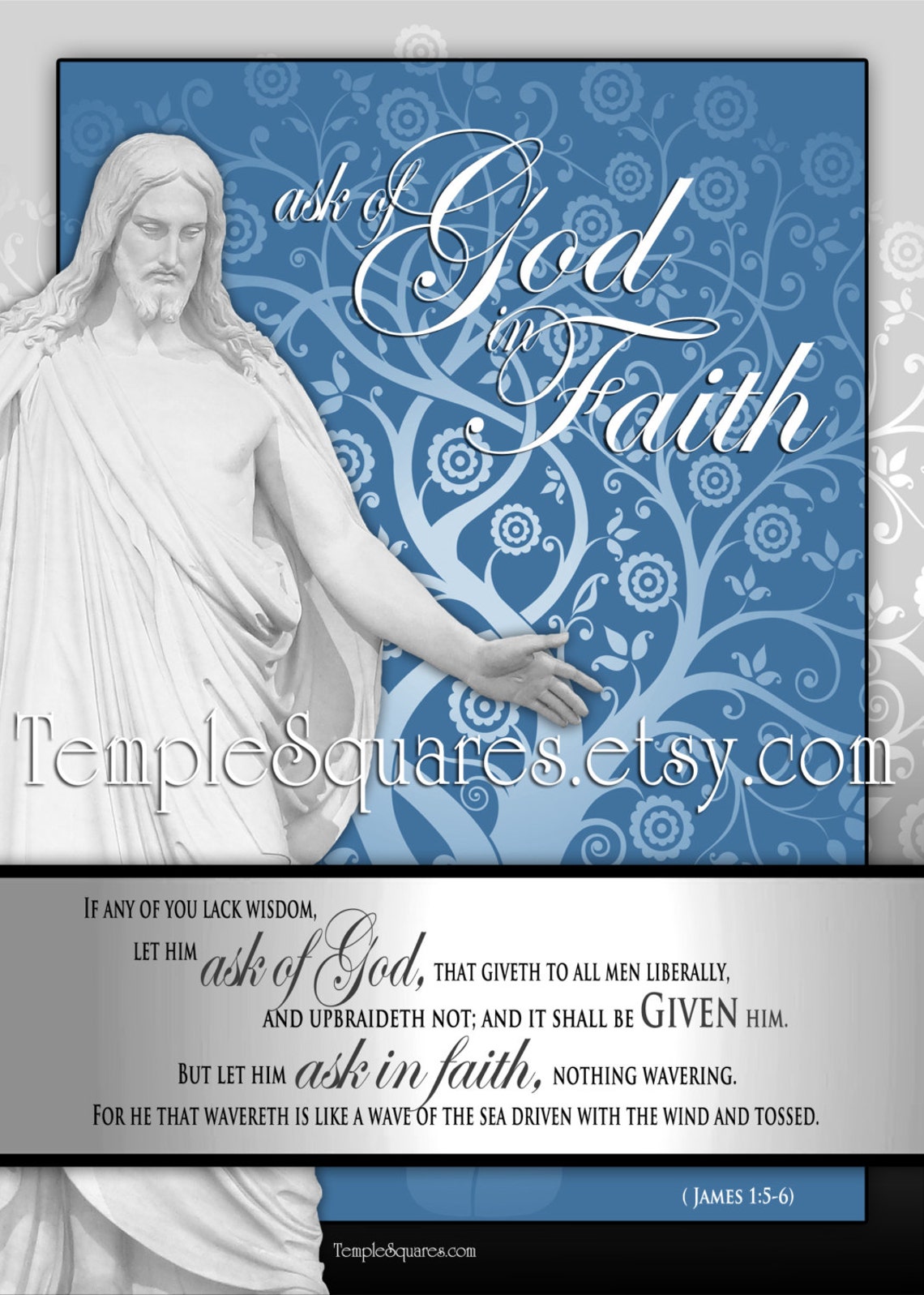 Xl-large Printable Posters Ask of God Ask in Faith YW Young - Etsy