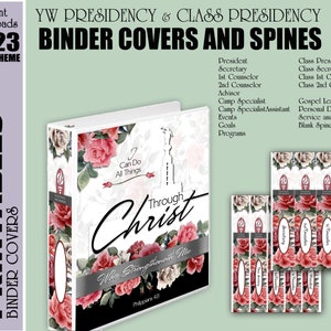 Editable PDF YW Presidency and Class Calendar Planner Agendas 2023 ...