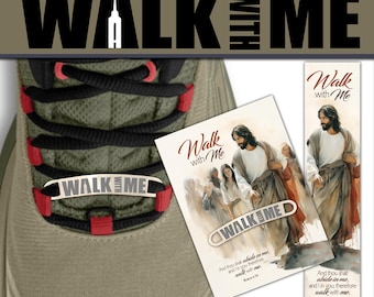 Walk with Me Shoe Tag 2026 Youth Theme YW YM Primary Young Women Young Men Moses 6:34 Gift