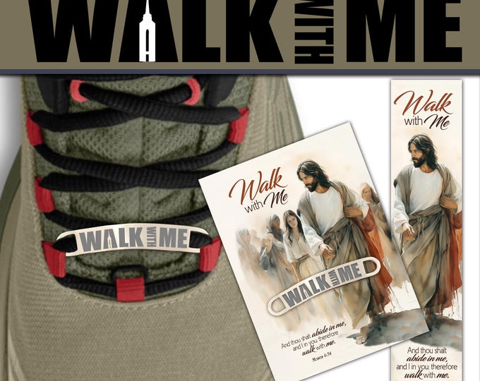 Pre Order Ships Approx. Nov 14th Walk with Me Shoe Tag 2026 Youth Theme YW YM Primary Young Women Young Men Moses 6:34 Gift