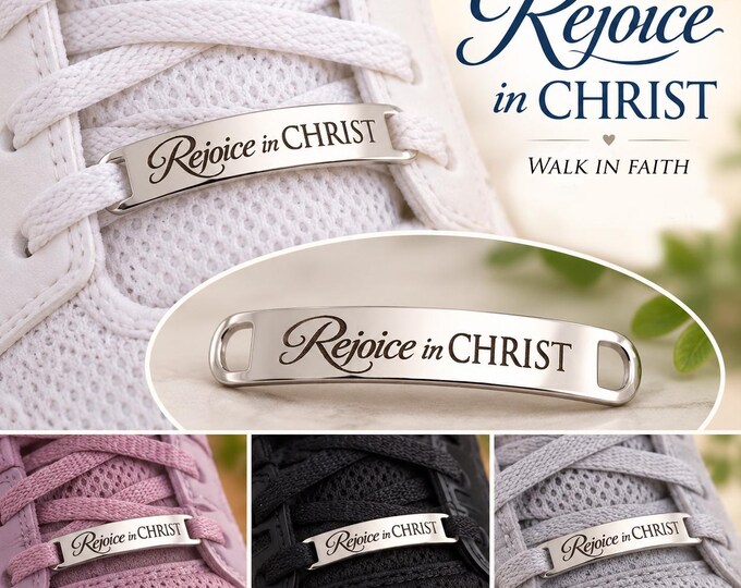 Rejoice in Christ Shoe Tag 2027 Youth Theme YW YM Primary Young Women Young Men Philippians 4:4 Gift