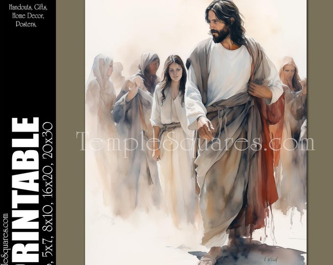 2026 Printable "Come Follow Me" Old Testament Poster and Handouts for YW Young Women Relief Society LDS Instant Digital Download