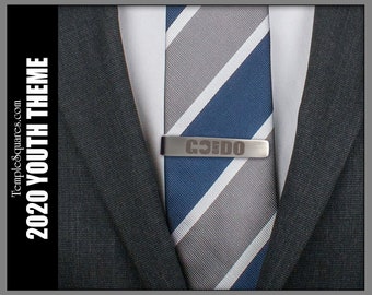 Go and Do Tie Bar Tie Clip YM Young Men Youth Theme I Will Go I Will Do Primary Baptism Priesthood Gift Missionary Christmas Birthday