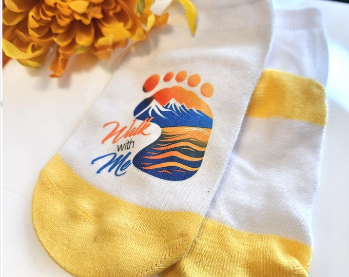 Walk with Me Socks! 2026 Youth Theme YW YM Primary Young Women Young Men Moses 6:34 Gift LDS
