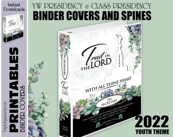 Printable Bundle 2020 YW Presidency Binder Covers and Class | Etsy