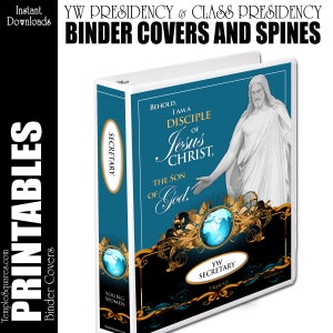 Paquete imprimible 2024 YW Presidencia Carpeta Cubiertas y Presidencias de Clase Tema Juvenil Discípulo de Jesucristo para Calendario Planificador LDS