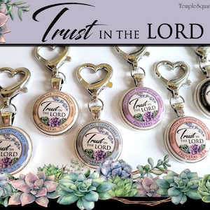 YW Heart Clip A Trust in Lord Children and Youth Theme Zipper Pull Charm Gift LDS Gifts Birthday YWIE Young Women Relief Society lds