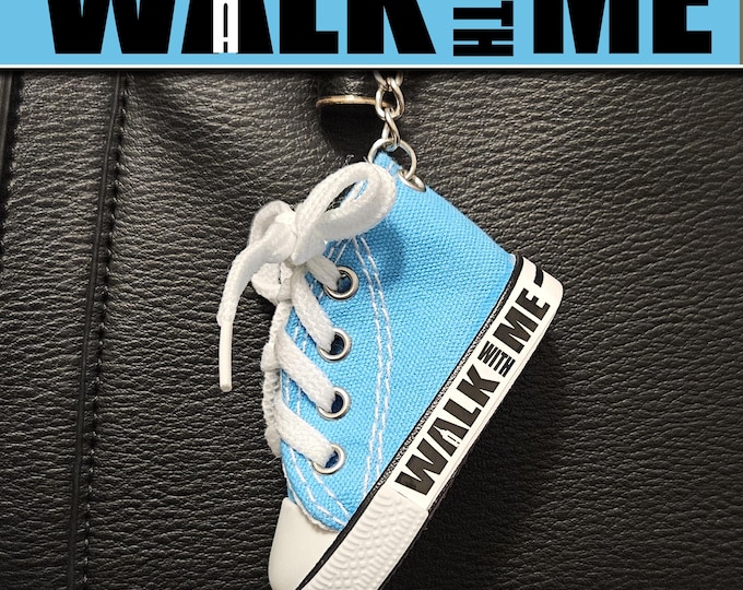 Walk with Me Canvas Shoe Keyrings 2026 Youth Theme YW YM Primary Young Women Young Men Christmas Gifts