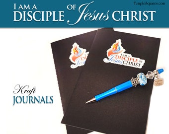 Kraft Journals 2024 Young Women Theme - I am a Disciple of Jesus Christ.  Notebook comes in 2 styles. Christmas gift birthdays YW YM