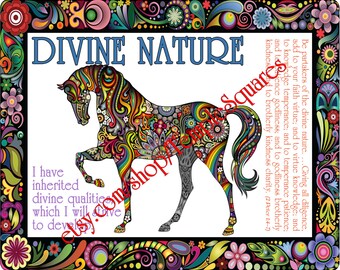 PRINTABLE Young Women Values Personal Progress "DIVINE NATURE" 4x6, 5x7, and 8x10