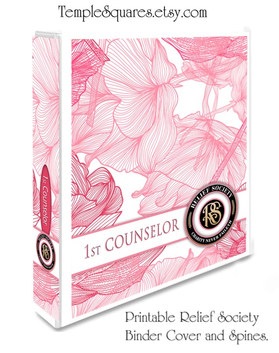Printable Bundle 24 Files RELIEF SOCIETY Presidency Binder - Etsy
