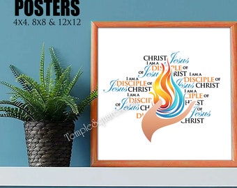 2023 - 2024 Youth Theme "I am a Disciple of Jesus Christ" Printable Poster and Handouts YW YM Young Women LDS Instant Digital Download