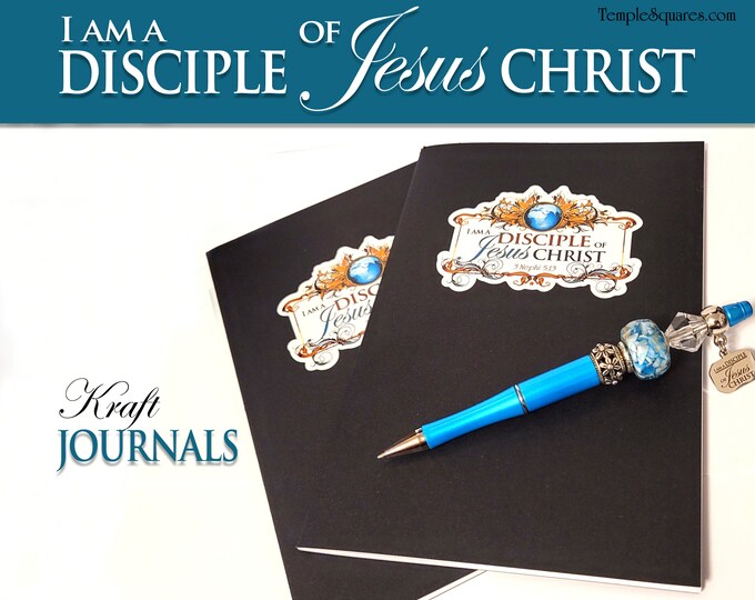 Kraft Journals 2024 Young Women Theme - I am a Disciple of Jesus Christ.  Notebook comes in 2 styles. Christmas gift birthdays YW YM