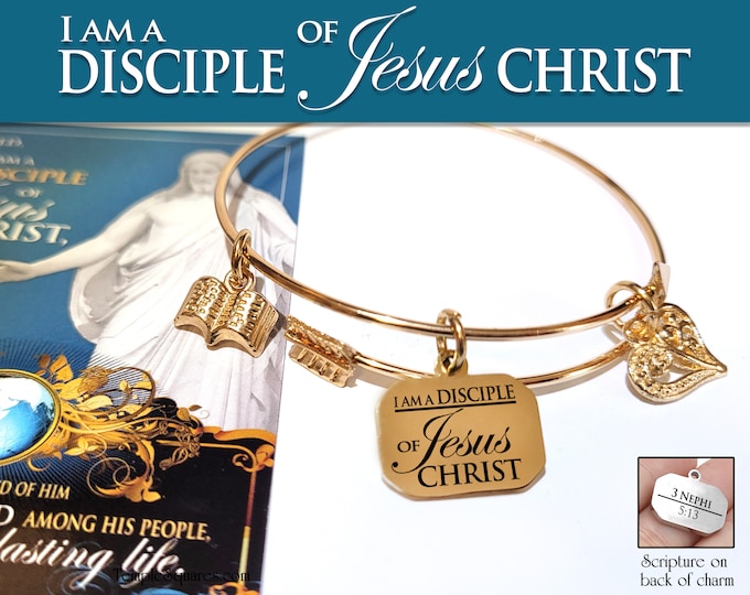 2024  I am a Disciple of Jesus Christ YW Young Women Theme Jewelry Christmas Birthday Gifts LDS